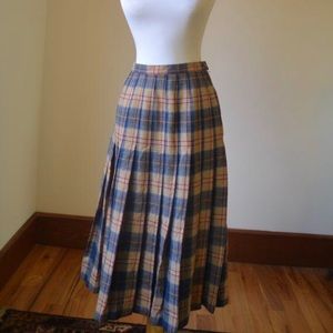 Vintage Pendleton Virgin Wool Skirt Size Small 6